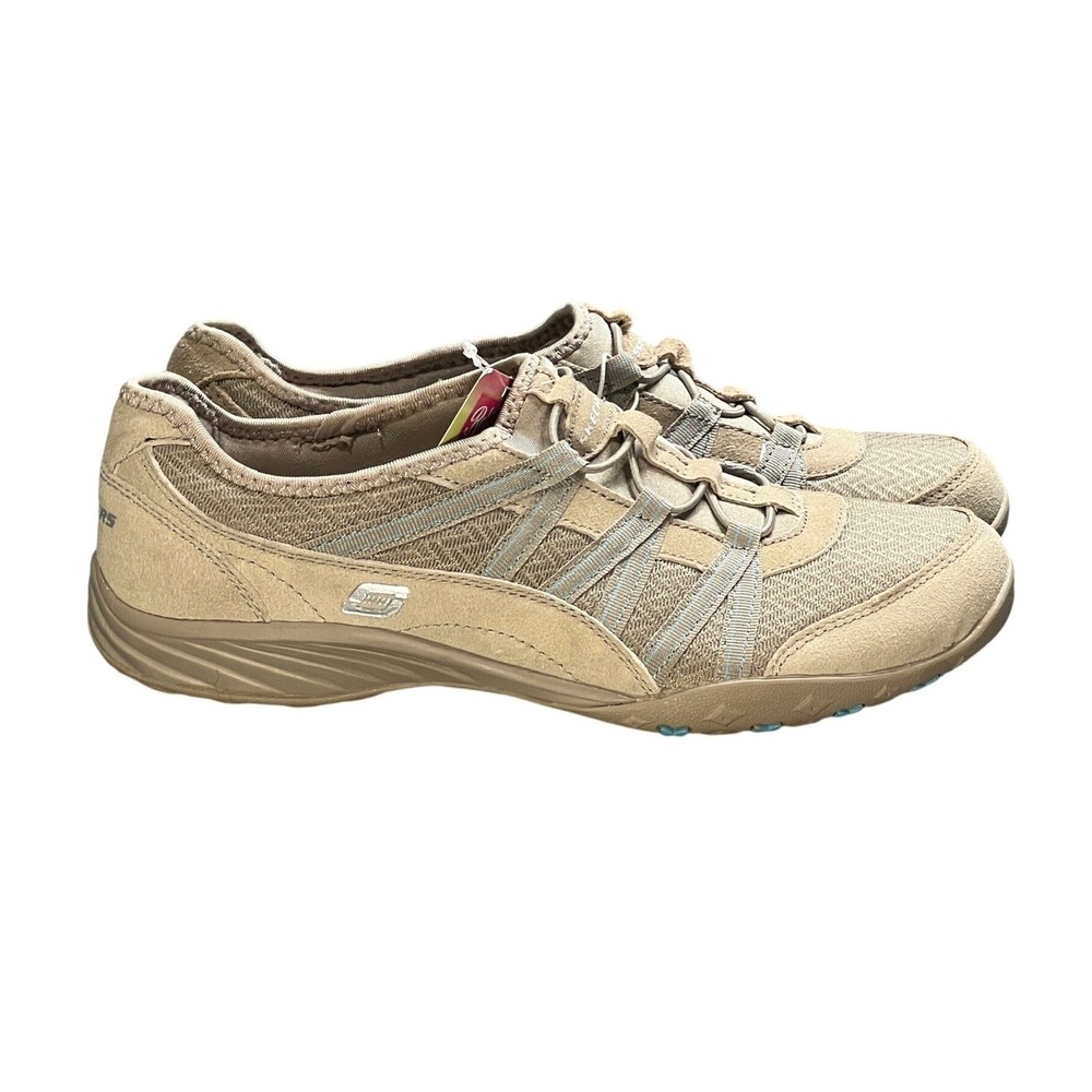 NEW Skechers Womens‎ 10 Relaxed Fit Memory Foam Leather Slip On Sneakers 21938S